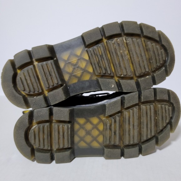 Dr. Doc Martens Buwick Grey Black Utility Boots Unisex Mens 8 Womens 9 - Picture 7 of 8